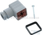 Кабельный штепсельный разъём для катушек электромагнитных вентилей Danfoss (042N0156)