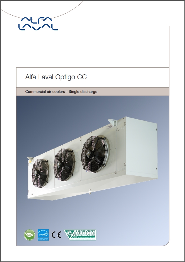 Каталог кубических  воздухоохладителей  Alfa Laval Optigo CС