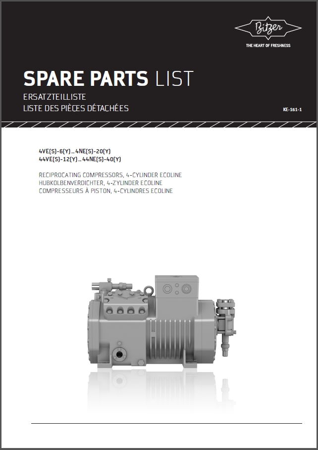 Spare parts list 4VES6...4NES-20