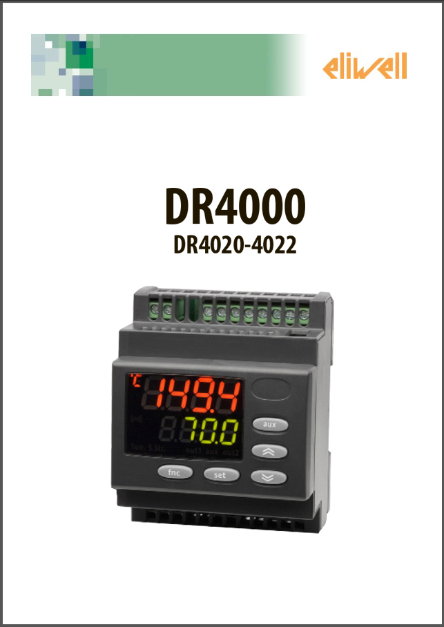 Универсальные контроллеры Eliwell серии DR4020-4022 (инструкция по эксплуатации)