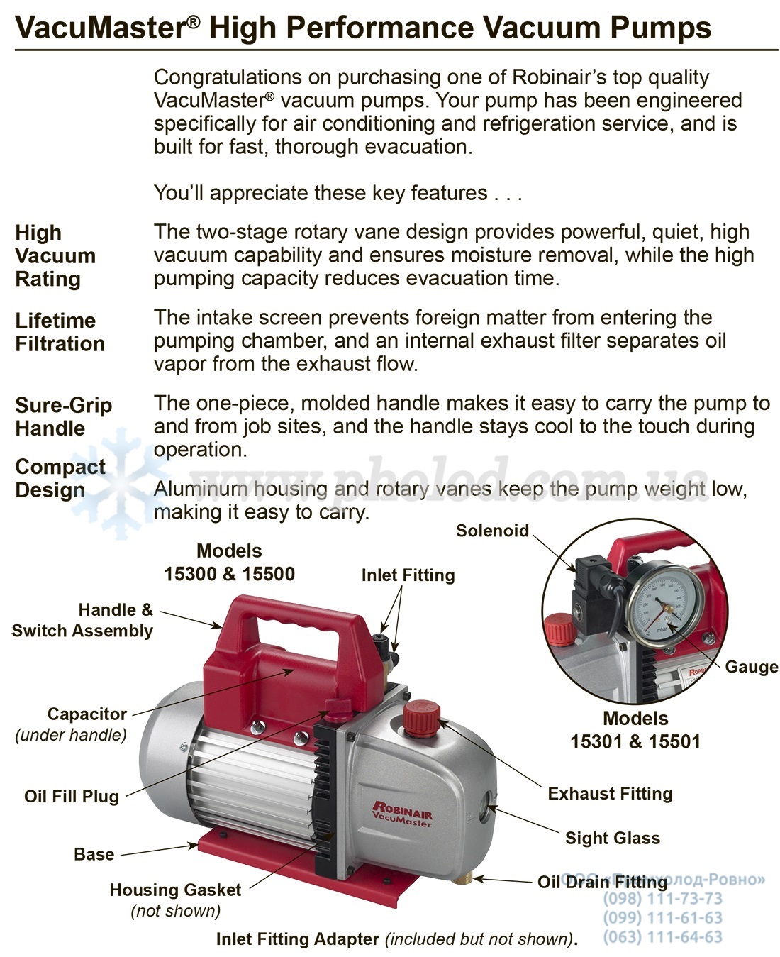 robinair vacuum pump - 2
