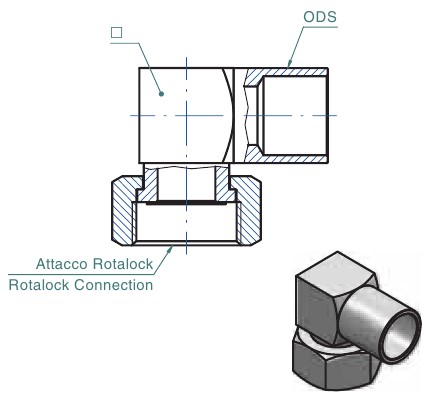 Elbow Rotalock connections 1